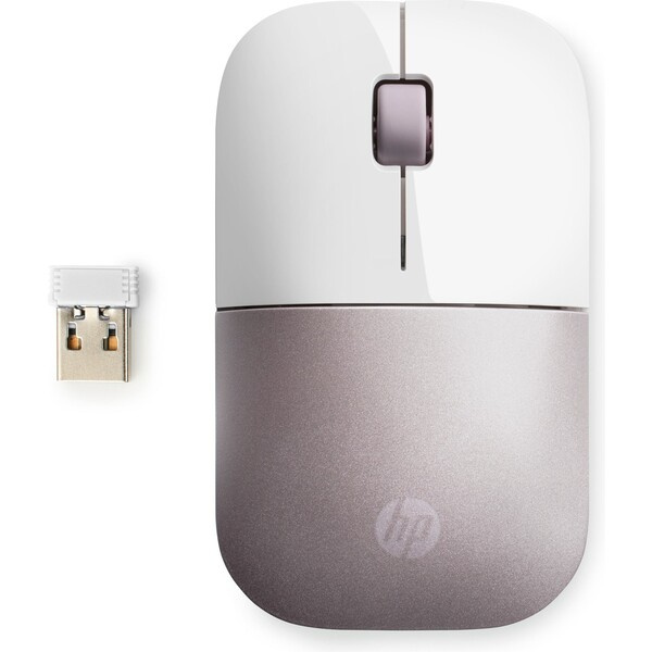 HP Z3700 bezdrátová myš bílá / růžová Bílá
