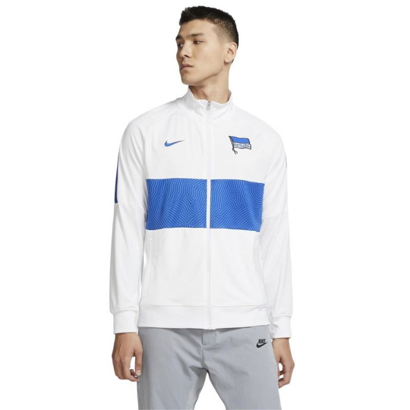 Pánská mikina Nike Hertha BSC I96 Anthem white and blue CQ4914 100 pánské L