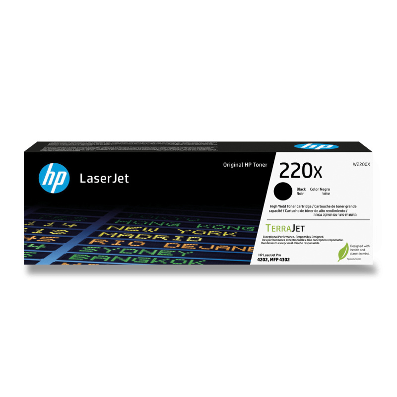 Toner HP W2200X, č. 220X - černý