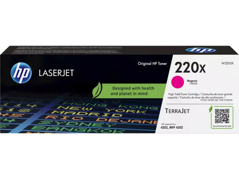 Toner HP W2203X, č. 220X - purpurový