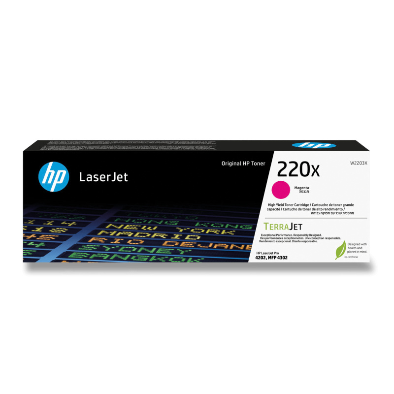 Toner HP W2203X, č. 220X - purpurový