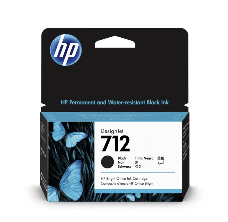 Cartridge HP 3ED70A , č. 712 - černá