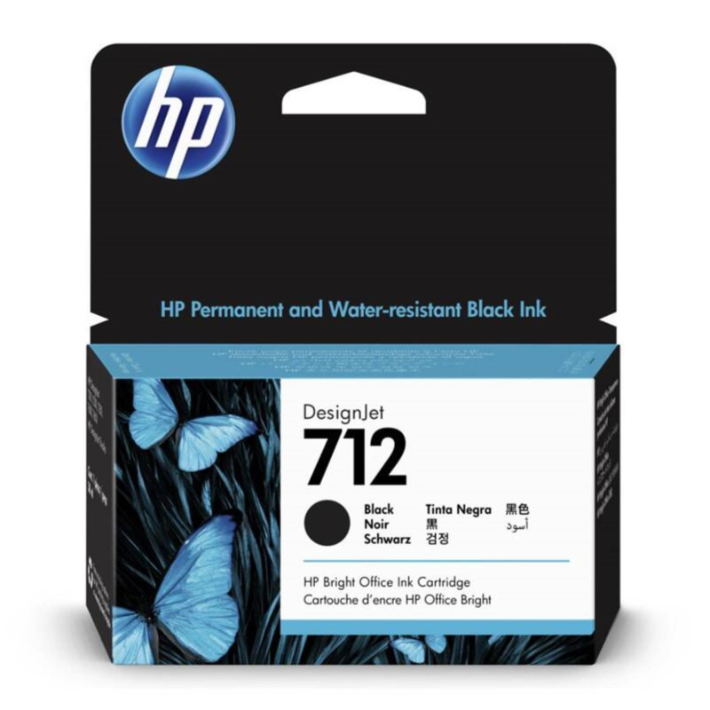 Cartridge HP 3ED70A , č. 712 - černá