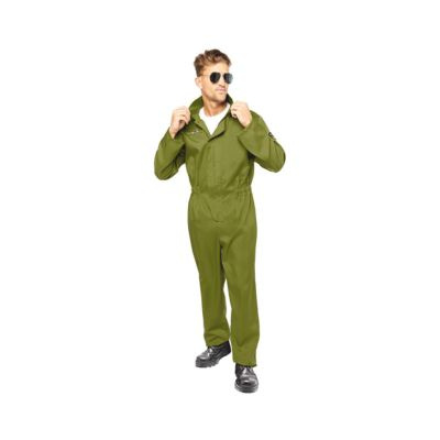 Kostým Pilot zelený vel.L Albi