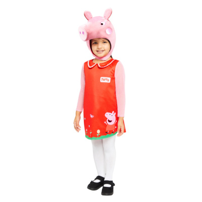 Kostým Peppa Pig hlava 92 - 98 cm