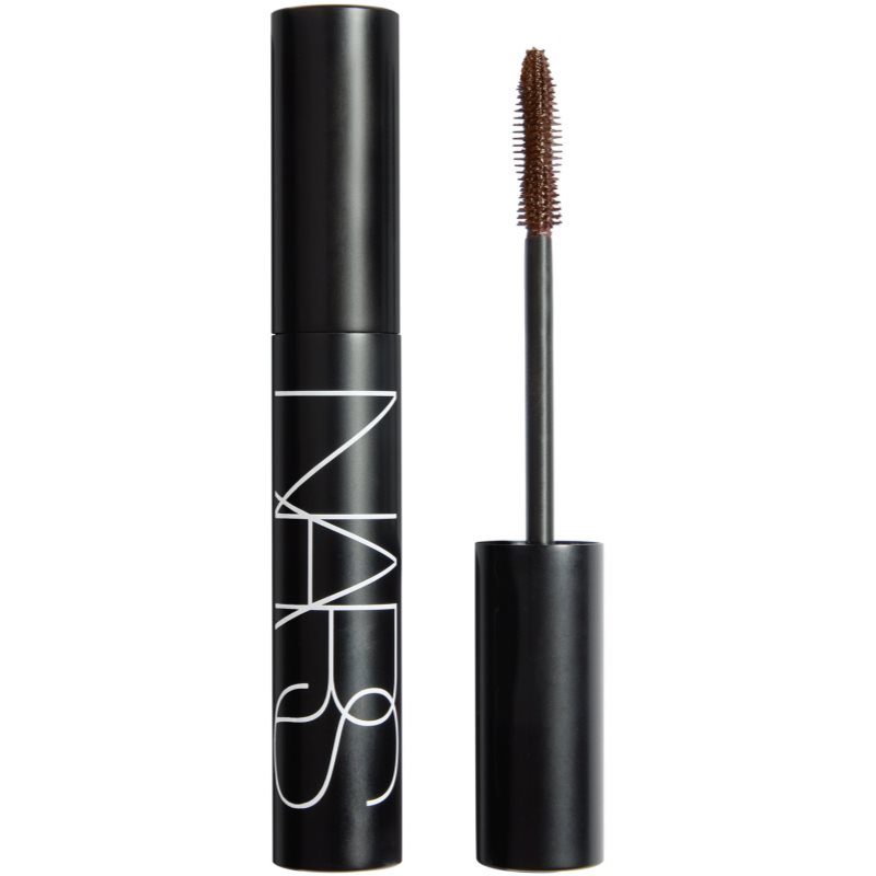 NARS Notorious Mascara řasenka pro prodloužení, natočení a objem odstín INFAMOUS BROWN 8 g