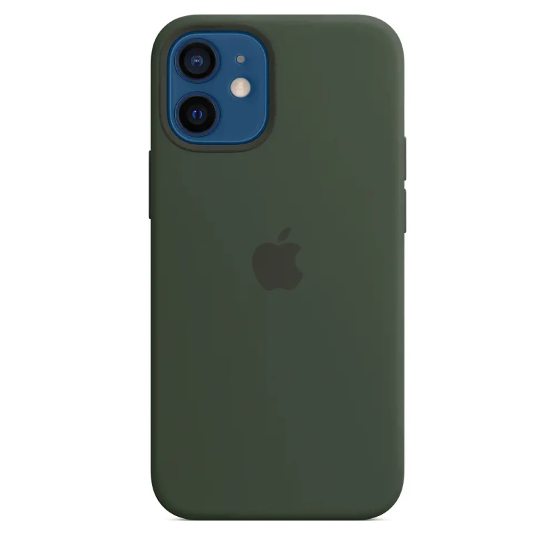 Apple silikonový kryt s MagSafe na iPhone 12 mini kypersky zelený