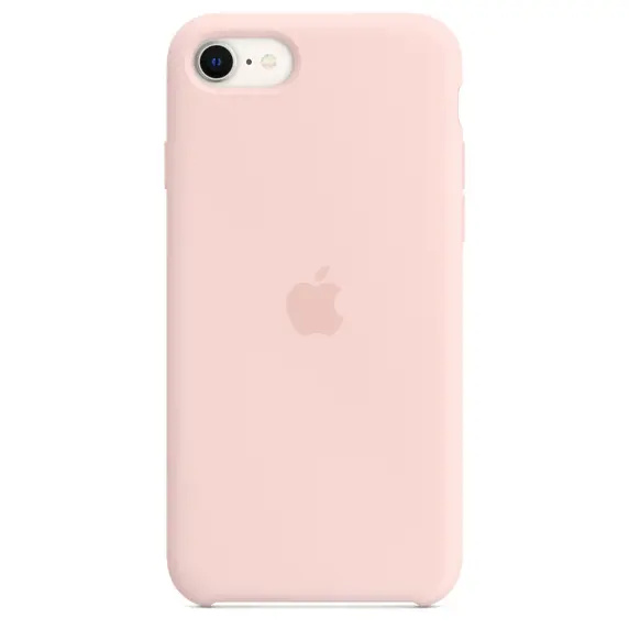 Silikonový kryt na iPhone SE – křídově růžový