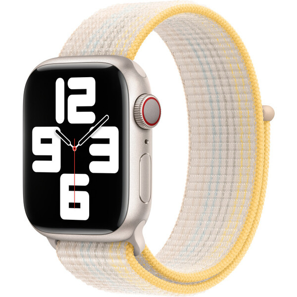 Apple Watch 41/40/38mm hvězdně bílý provlékací sportovní řemínek Hvězdně bílá