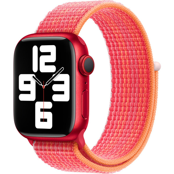 Apple Watch 41/40/38mm (PRODUCT)RED provlékací sportovní řemínek Červená