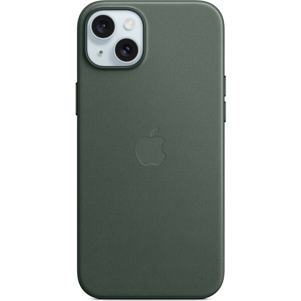Apple z tkaniny FineWoven s MagSafe na iPhone 15 Plus, listově zelené MT4F3ZM/A