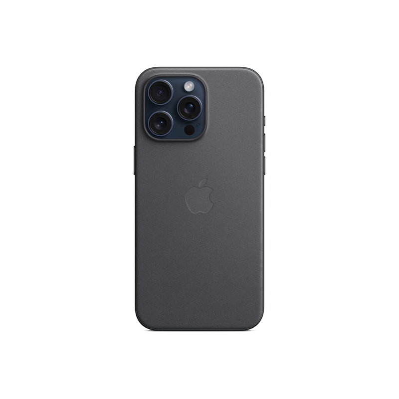 Apple z tkaniny FineWoven s MagSafe na iPhone 15 Pro Max, černé MT4V3ZM/A