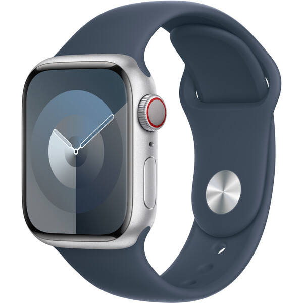 Apple Watch 38/40/41 mm bouřkově modrý sportovní řemínek – S/M MT2W3ZM/A