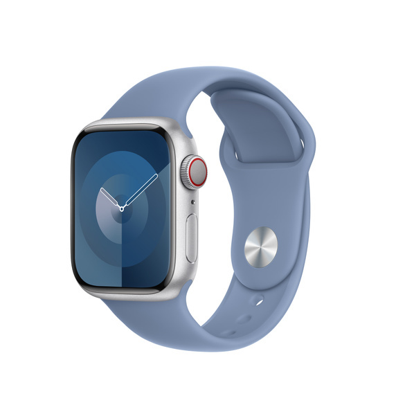 Apple Watch 38/40/41 mm ledově modrý sportovní řemínek – M/L MT363ZM/A