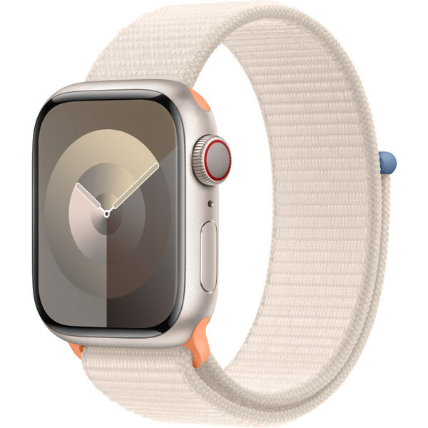 Apple Watch 49/45/44/42mm hvězdně bílý provlékací sportovní řemínek Hvězdně bílá
