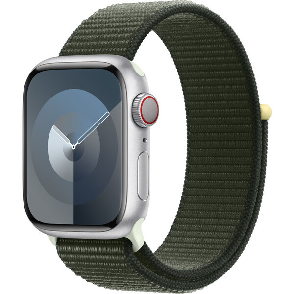 Apple Watch 49/45/44/42mm cypřišově zelený provlékací sportovní řemínek Cypřišově zelená