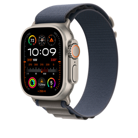 Apple Watch 44/45/49 mm modrý Alpský tah – velký MT5M3ZM/A