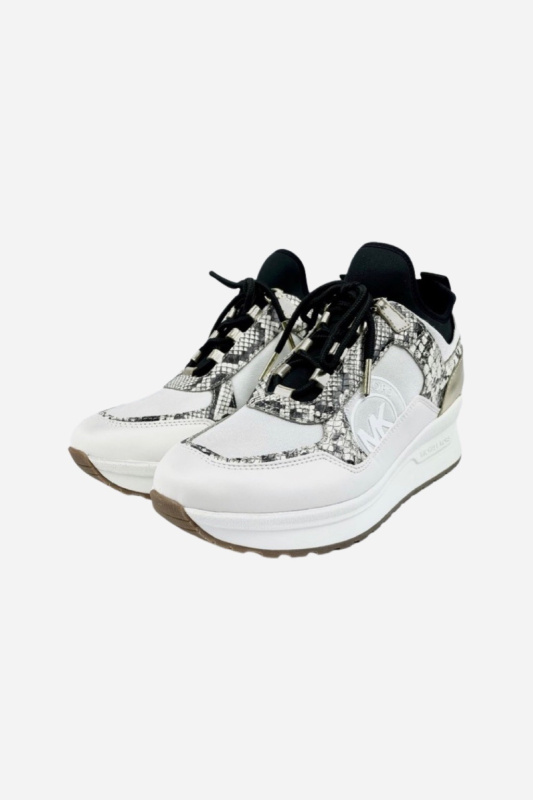 Michael Kors LULA Tech Canvas Logo Trainer opt wht dámské tenisky Velikost: 40