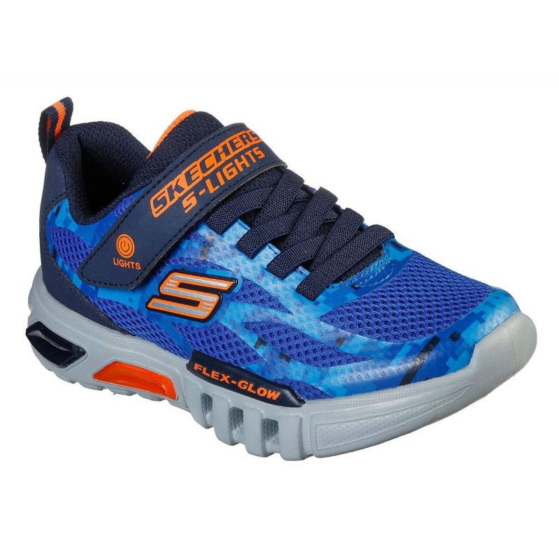 Boty Skechers FLEX-GLOW TAREN S-Lights JR 400018L-NVOR 32