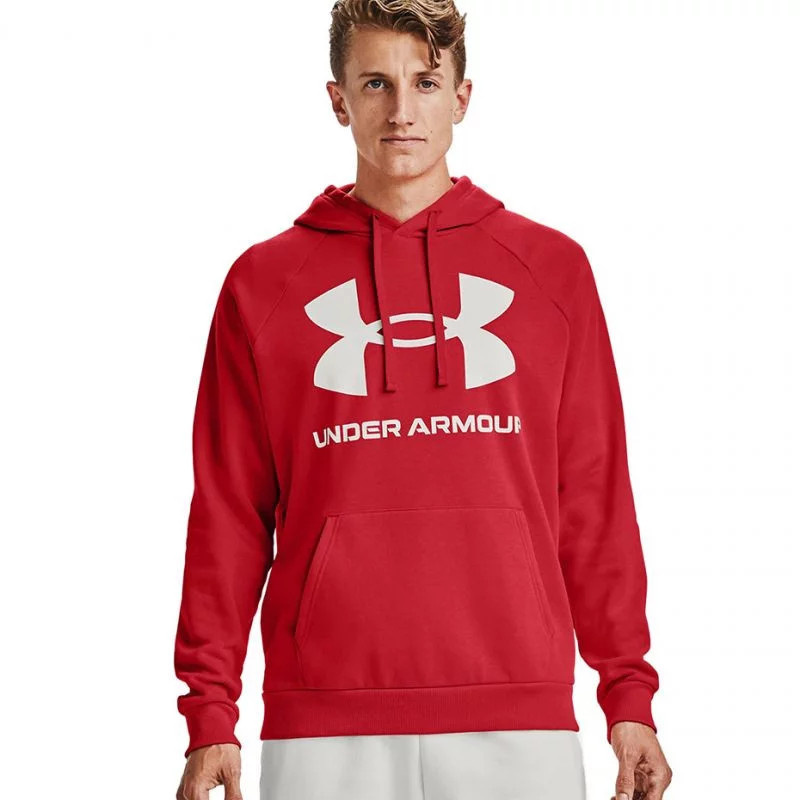 Pánská mikina 1357093 608 červená - Under Armour červená-bílá 3XL
