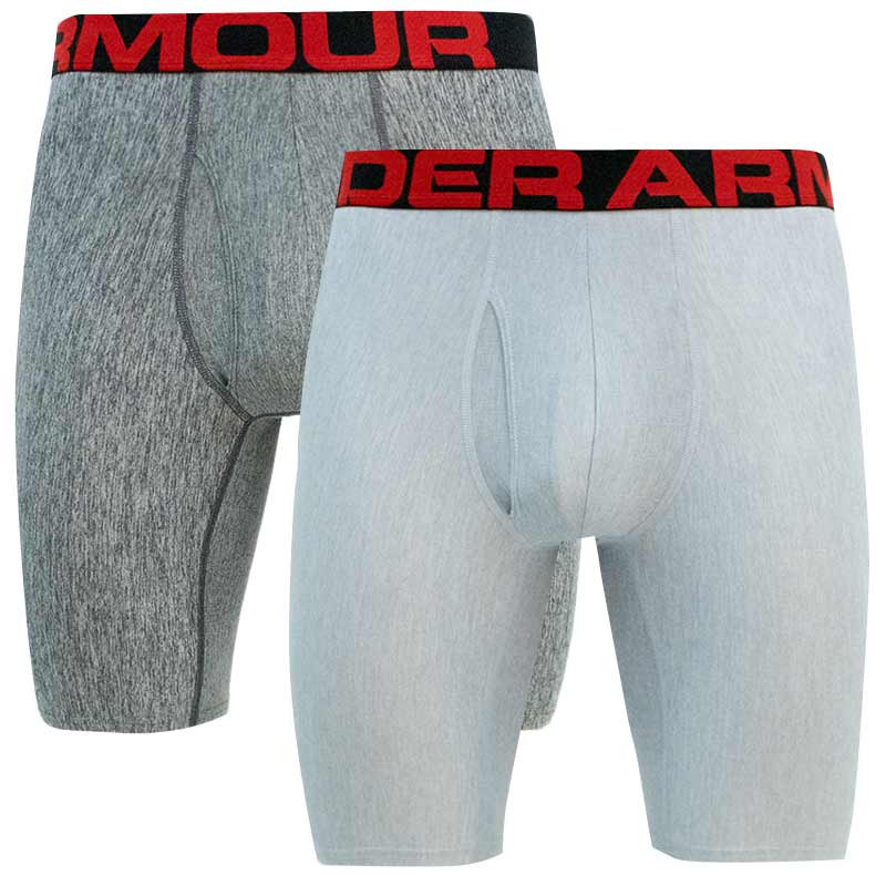 2PACK pánské boxerky Under Armour šedé (1363622 011) M, trenky / trenýrky