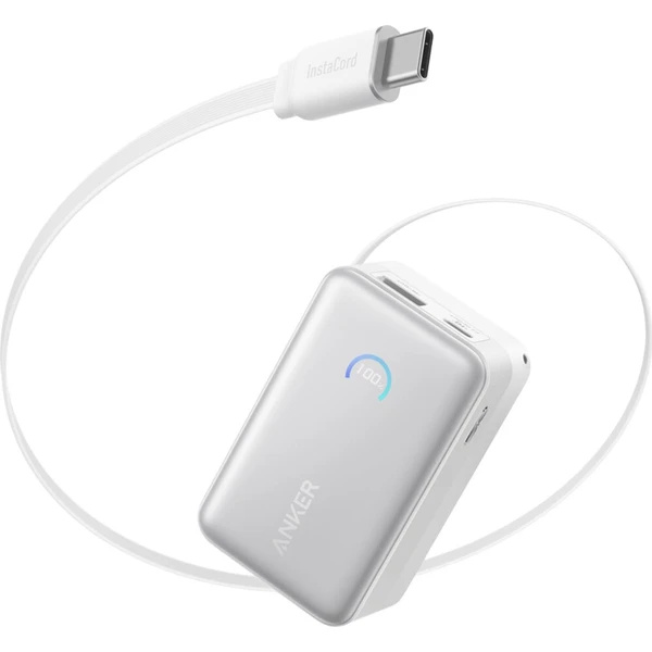 Anker Nano MagSafe powerbanka (10000mAh) 45W bílá