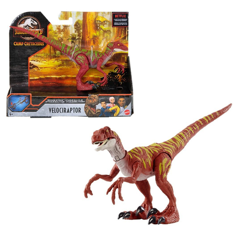 Jurský svět, dino ničitel velociraptor, mattel hbx31