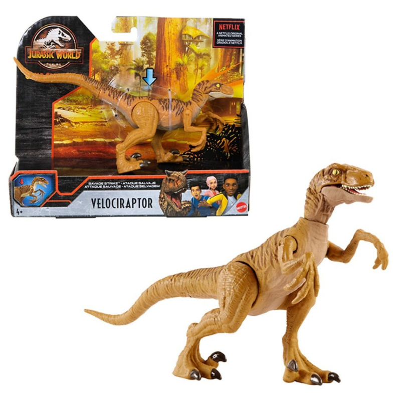 Jurský svět, dino ničitel velociraptor, mattel hbx32