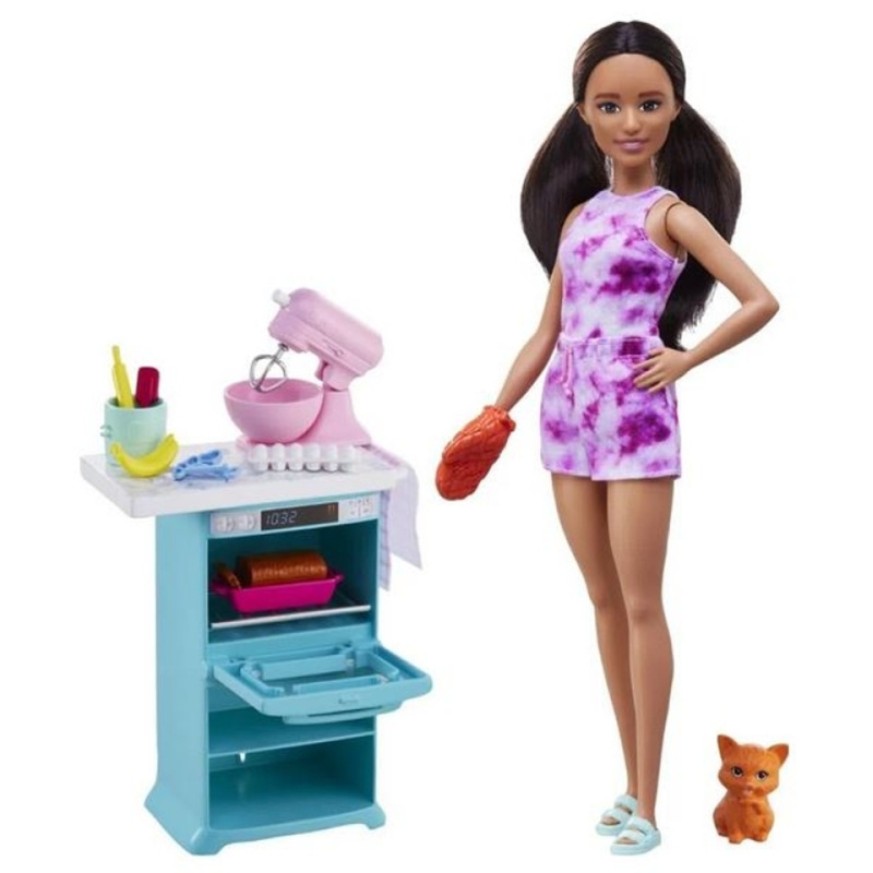 Mattel kulinářské dobrodružství s barbie a mazlíčkem, hcd44