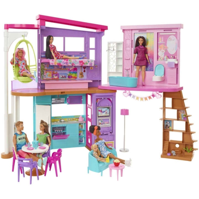 Mattel barbie® párty dům v malibu, hcd50