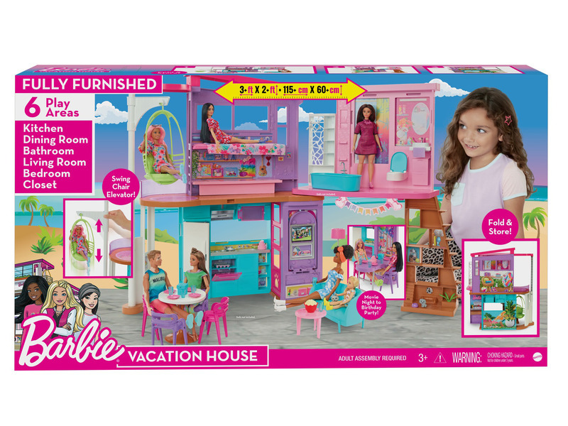 Mattel barbie® párty dům v malibu, hcd50