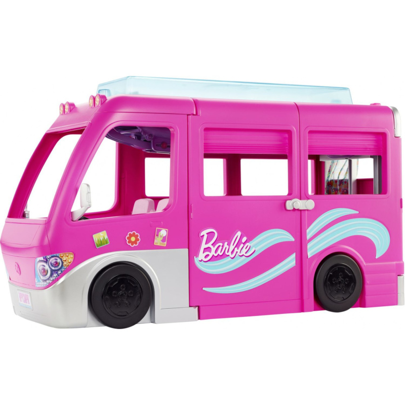 Mattel barbie® karavan snů s obří skluzavkou, hcd46