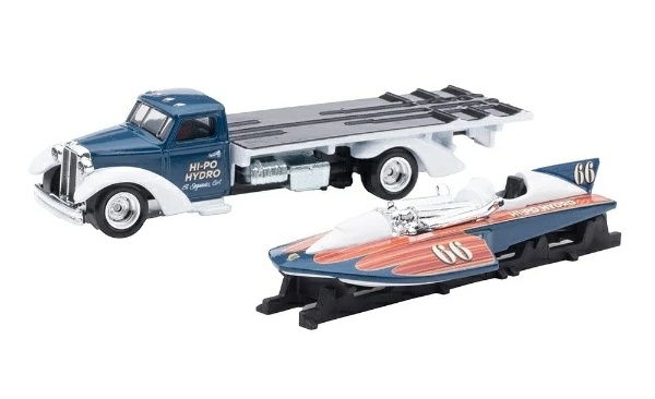 Mattel hot wheels team transport classic hydroplane
