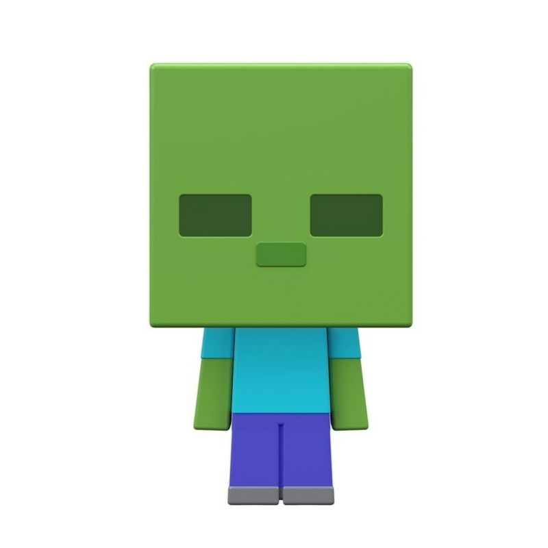Mattel minecraft mini mob hlava zombie, hdv78
