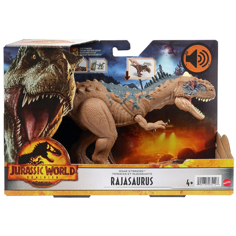 Mattel jurský svět: nadvláda ohlušující útok rajasaurus