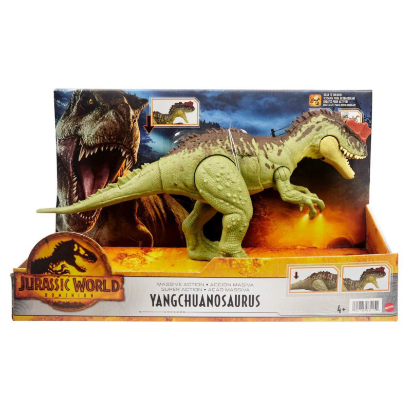 Mattel jurský svět: nadvláda, yangchuanosaurus 35 cm