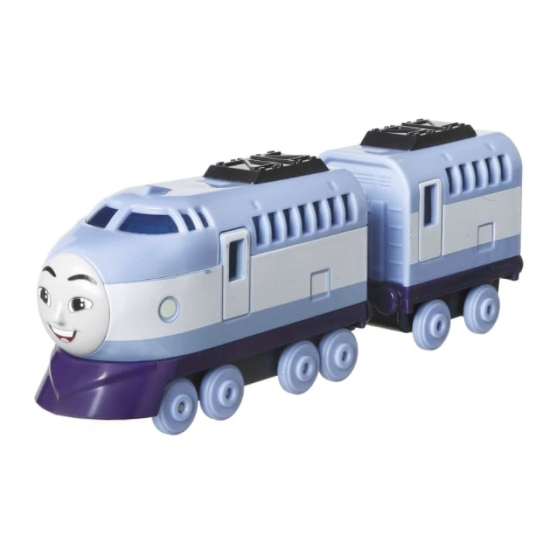 Tomáš a přátelé tahací kovová mašinka s vagónem kenji, mattel hdy66