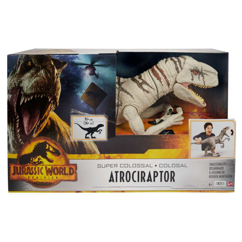 Mattel jurský svět: nadvláda super obří atrociraptor, hfr09