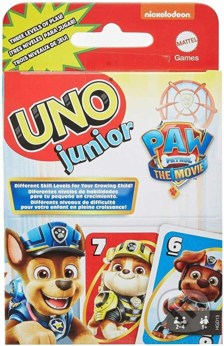 UNO Junior: Tlapková patrola - hra z kategorie Karty, pexeso