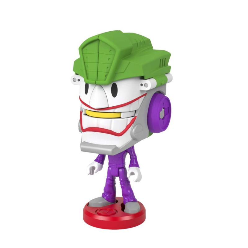 Fisher-price imaginext dc super friends™ head shifters™ joker a laffmobil, mattel hgx92