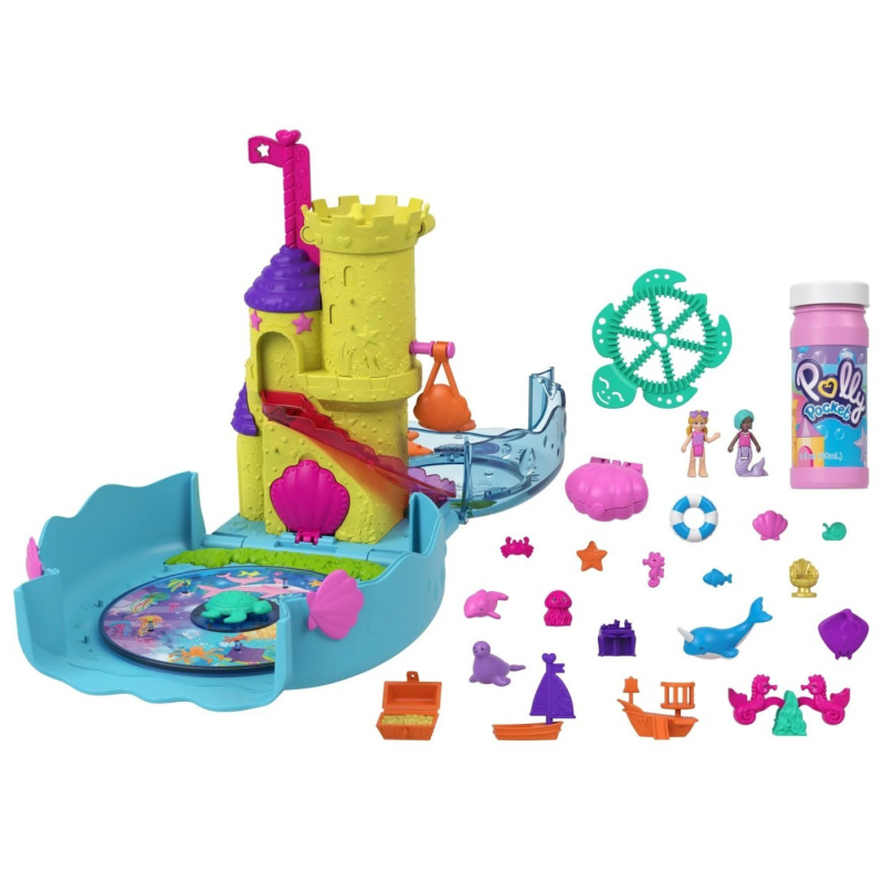Polly pocket aquarium s bublifukem, mattel hhh51