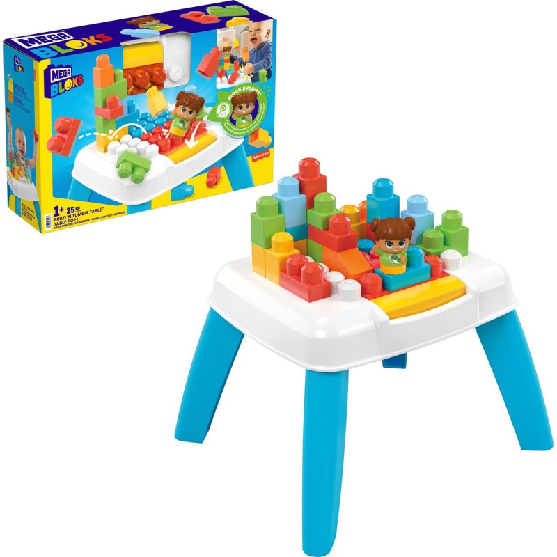 Mega Bloks stoleček postav a rozházej kostky HHM99