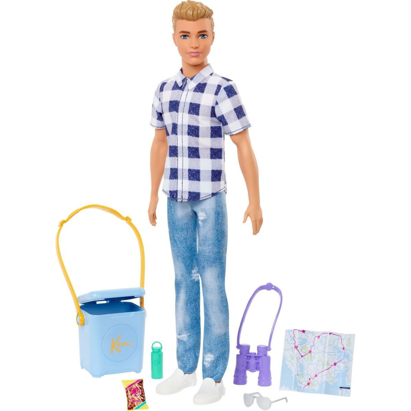 Mattel Barbie Doll House Adventure kempující Ken