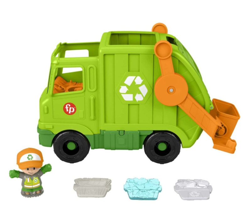 Mattel fisher price little people recyklační vůz se zvuky, hjn47