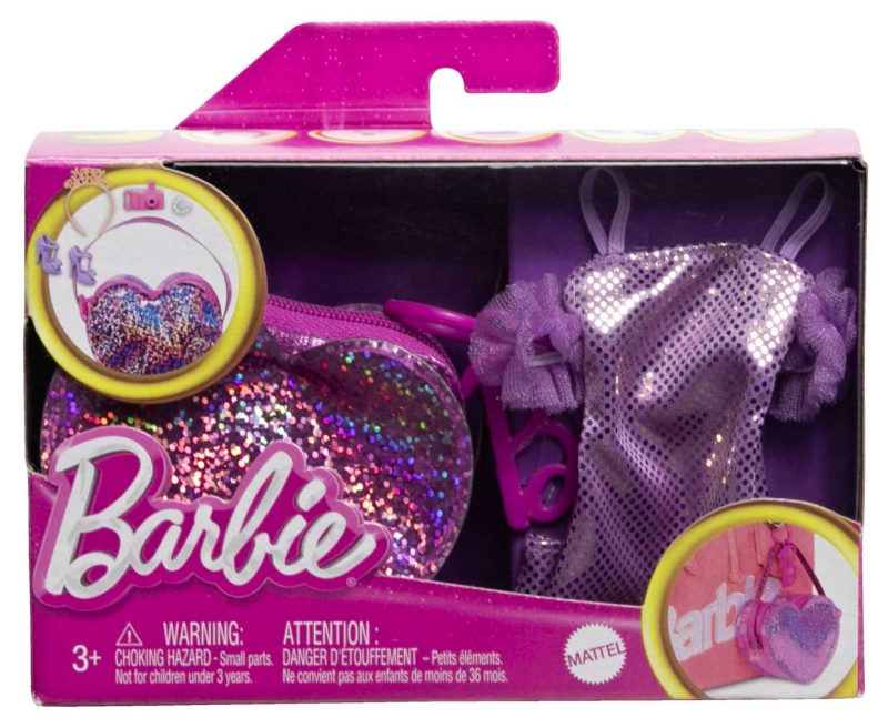 Mattel barbie® deluxe set s třpytivou kabelkou hjt45