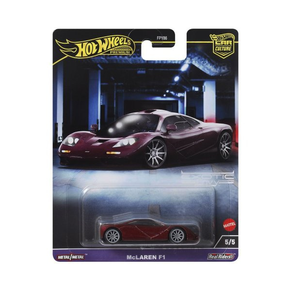 Mattel Hot Wheels prémiové auto velikáni 94 McLaren F1