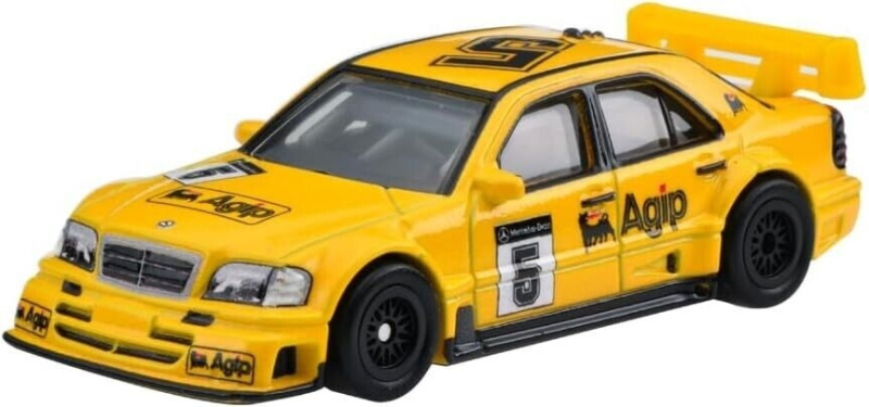 Mattel hw prémiová auta velikáni '94 amg-mercedes c-class dtm touring car, hkc62