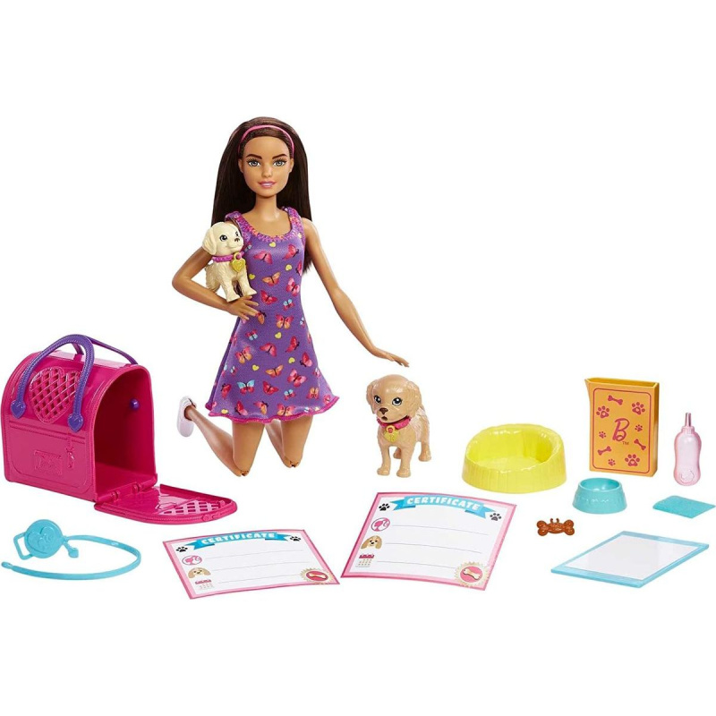 Mattel Barbie panenka s pejsky