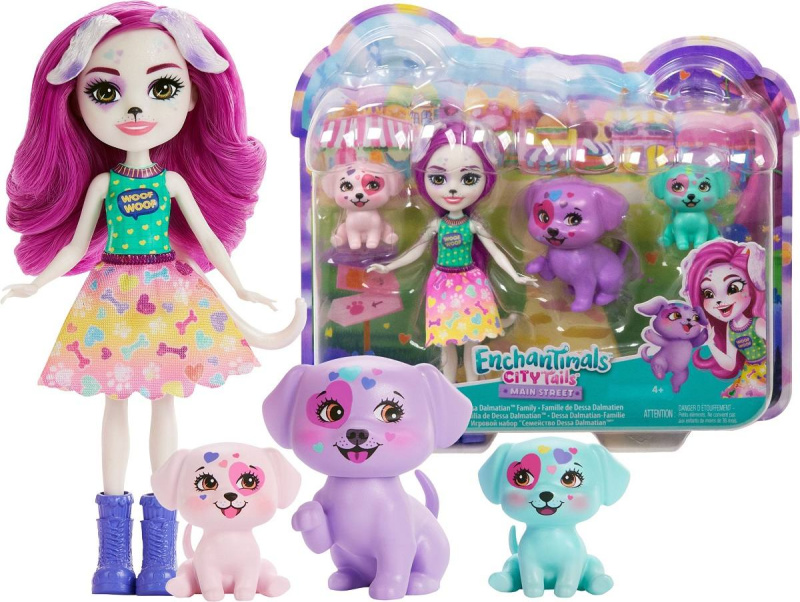 Enchantimals rodinka dalmatini, hkn14