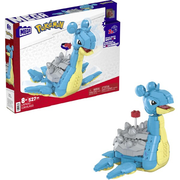 Mattel Pokémon Mega Construx Lapras Vícebarevná